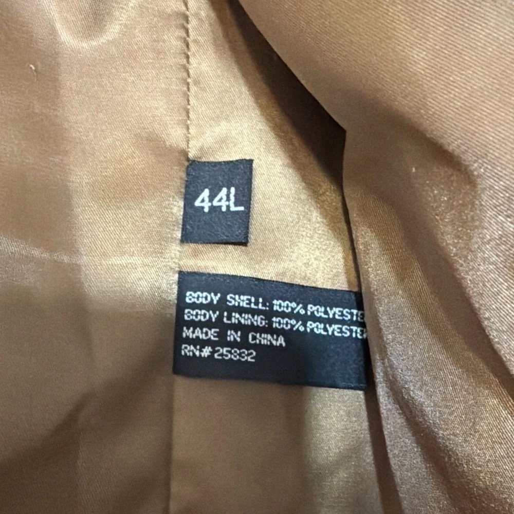 Circle S Dallas Texas Western Brown Faux suede Mens Jacket Sport Coat Blazer 44L